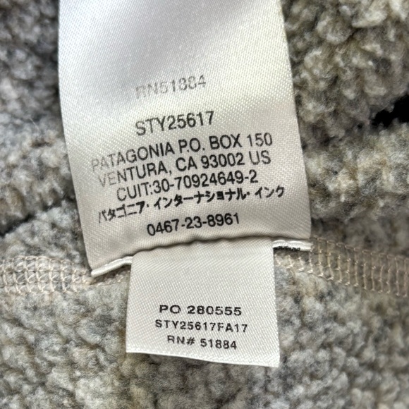 Patagonia Better Sweater 1/4 Zip Fleece Pullover Women’s White Oatmeal Heather - Picture 8 of 8